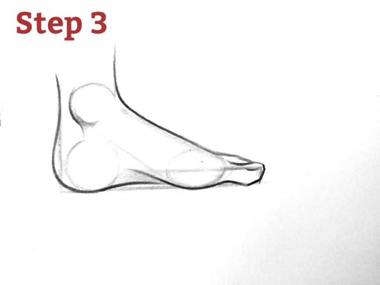 How to draw Feet/the Human Foot Drawing easy step by step tutorial for