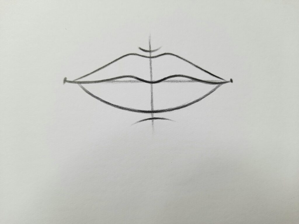 How to draw lips for Beginners tutorial
