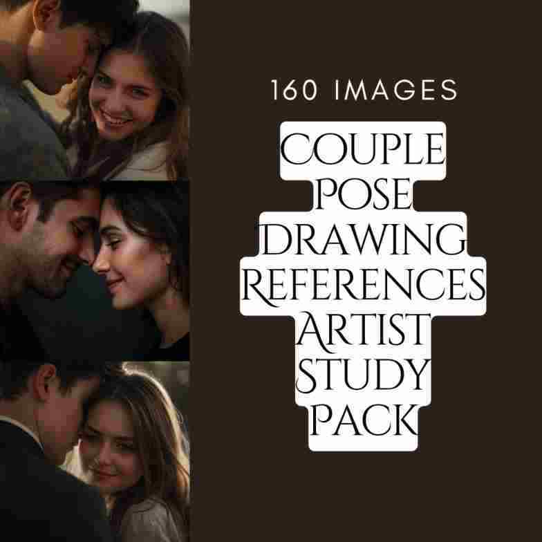 Couple Pose Drawing Reference Images Pictures Study Pack