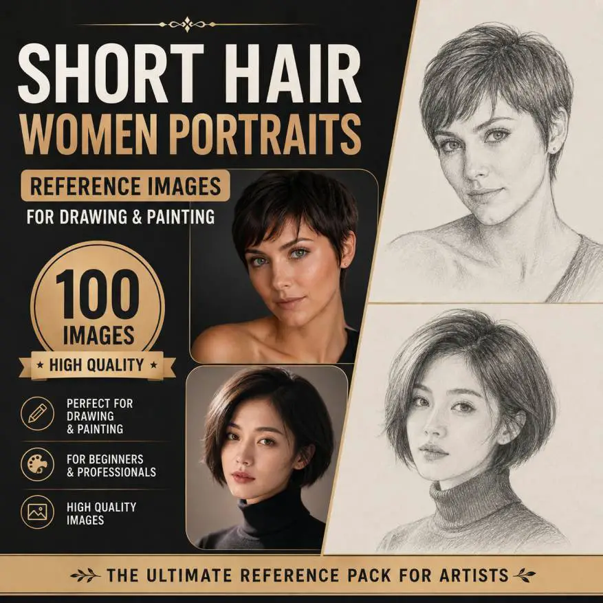 Women Portraits Drawing Reference Images Pictures
